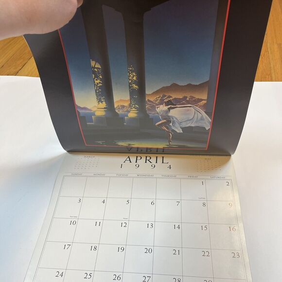 Heavy Metal 1994 Calendar Rowena Goodfellow Royo Vintage Fantasy Art Pin Ups - Picture 6 of 16